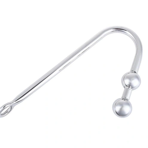 Anal Hooks 4417 Anal Balls Hook Steel Stainless Two Pleasurable 0727